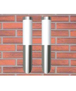 Applique da Esterno 2 pz in Acciaio Inossidabile