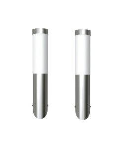 Applique da Esterno 2 pz in Acciaio Inossidabile