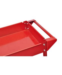 Set Carrelli per Attrezzi da Officina 2 pz 100 kg 2 Ripiani