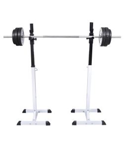 Squat Set Supporti per Esercizi Sollevamento Pesi