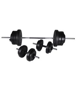 Set Bilanciere e 2 Manubri 60,5 kg