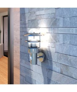 Lampada da Parete da Patio in Acciaio Inox