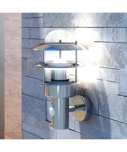 Lampada da Parete da Patio in Acciaio Inox