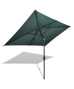 Parasole rettangolare 200 x 300 cm Verde