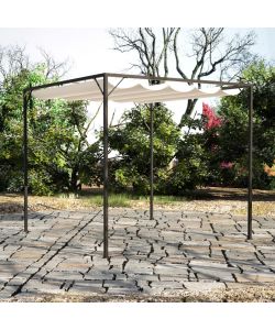 Gazebo da Giardino con Tettuccio Retrattile