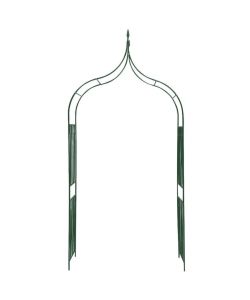 Arco da Giardino per Piante Rampicanti Verde Scuro