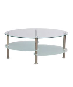 Tavolino da Caff con Design Esclusivo Bianco