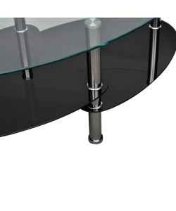 Tavolino da Caff con Design Esclusivo Nero