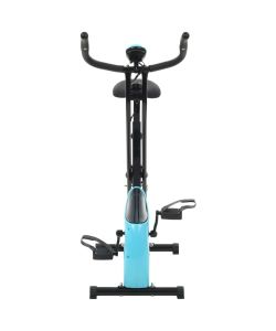 Cyclette Magnetica X-Bike con Misurazione del Polso Nero e Blu