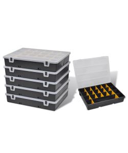 Box magazzino cassette assortite 6 pezzi