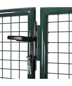 Cancello per Giardino in Rete Metallica 289x75 cm/306x125 cm