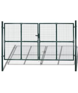 Cancello per Giardino in Rete Metallica 289x200 cm/306x250 cm