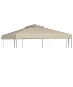 Telo di Ricambio per Gazebo 310g/mq Beige 3x3m