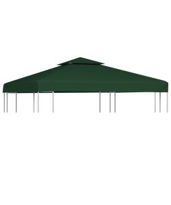 Telo di Ricambio per Gazebo 310g/mq Verde 3x3m