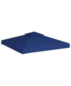 Telo di Ricambio per Gazebo 310g/mq Blu Scuro 3x3m