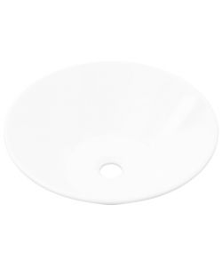 Lavello da Bagno in Ceramica Porcellana Bacino Bianco