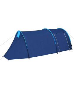 Tenda da campeggio per 4 persone blu marino / azzurro