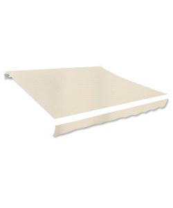 Tenda Parasole in Tela Crema 3 x 2,5 m (Telaio non Incluso)