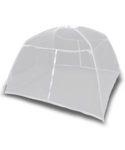 Zanzariera Mongolia con 2 Porte 200 x 120 x 130 cm Bianca