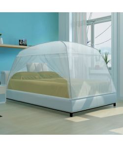 Zanzariera Mongolia con 2 Porte 200 x 120 x 130 cm Bianca