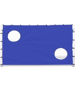 Porta da Calcio e Telone con Buchi per Allenamento 240x92x150 cm