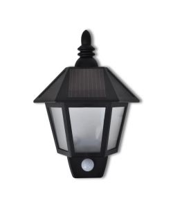 Lampada a parete da giardino solare con sensore di movimento