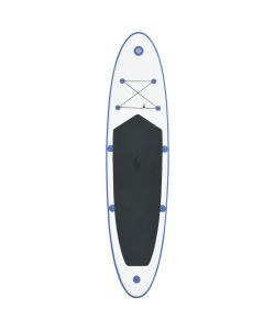Set Tavola da SUP e Surf Gonfiabile Blu e Bianco
