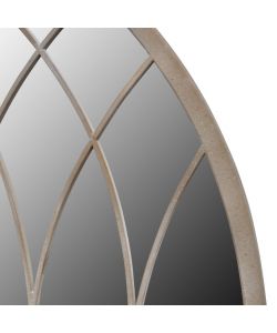 Specchio da Giardino Gotico con Arcata 50x115cm Interni Esterni
