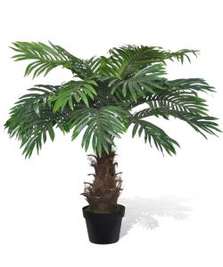 Palma Cycus Artificiale Realistica con Vaso 80 cm