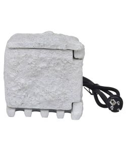 Presa Elettrica da Giardino in Pietra Falsa con Timer