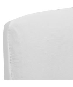 Coprisedia Elasticizzata Dritta Set 6 pz Bianco