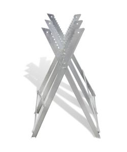 Cavalletto Zincato Pieghevole per Segare Legno