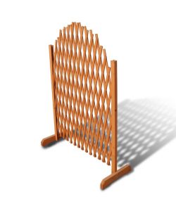 Recinzione a Traliccio in Legno Massello 180 x 100 cm