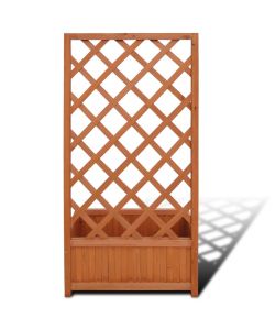 Fioriera con traliccio 70 x 30 x 135 cm