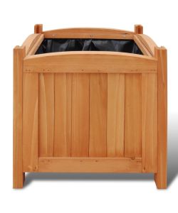 Letti Rialzati da Giardino in Legno Set 2 pz 30 x 30 x 30 cm