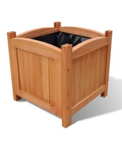 Letti Rialzati da Giardino in Legno Set 2 pz 30 x 30 x 30 cm