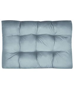 Cuscino per Sedile Imbottito 120 x 80 x 10 cm Grigio