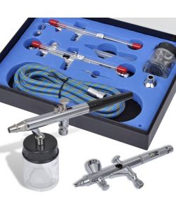 Set Aerografo con 2 Spruzzatori