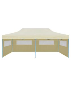 Tenda per Feste Pop-Up Pieghevole Crema 3 x 6 m