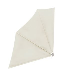 Tenda Laterale per Balcone Pieghevole Crema 140x140 cm