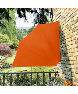 Tenda Laterale per Balcone Pieghevole Terracotta 140x140 cm