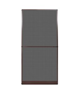 Zanzariera con Cardini per Porte Marrone 120 x 240 cm