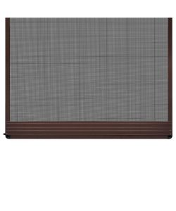 Zanzariera con Cardini per Porte Marrone 120 x 240 cm