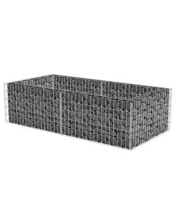 Gabbione Fioriera in Acciaio Zincato 180x90x50 cm