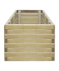 Letto Rialzato 100x50x40 cm in Legno Rettangolare