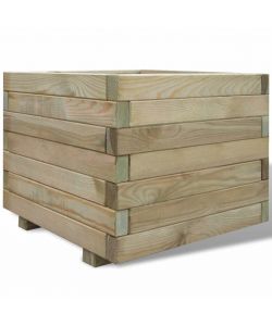 Letto Rialzato 50x50x40 cm Quadrato in Legno