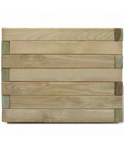 Letto Rialzato 50x50x40 cm Quadrato in Legno