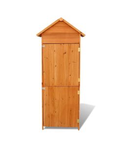 Armadietto da Giardino Marrone 79x49x190 cm