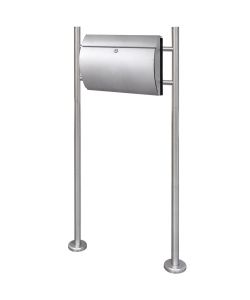 Casetta della Posta con Supporto in Acciaio Inox
