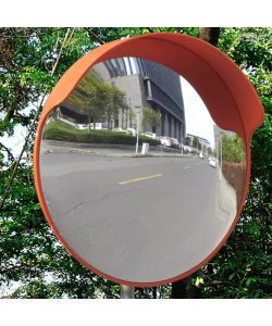 Specchio per Traffico Convesso Plastica PC Arancione 45 cm